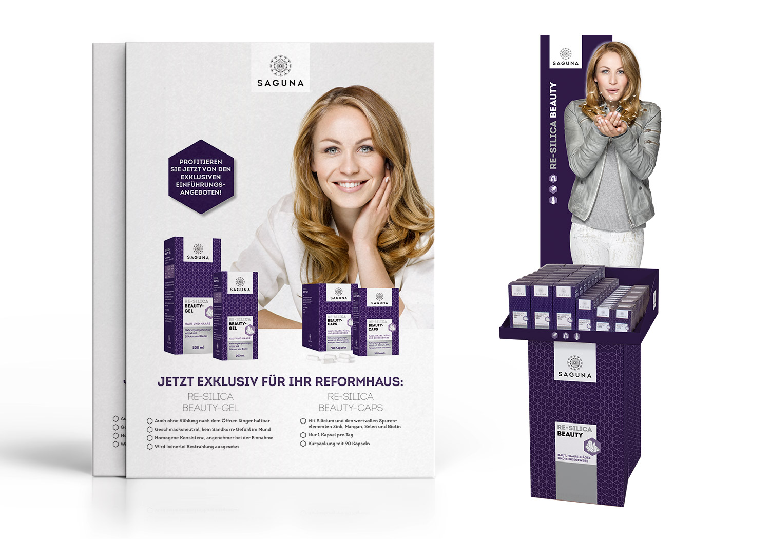 saguna_sein-und-haben_vertriebskanal-reformhaus Magdalena Neuner Werbung Apotheken